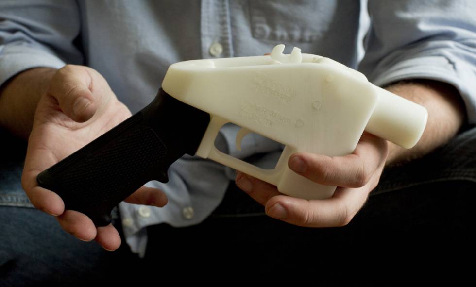 Una pistola 3-D de la empresa Defense Distributed.