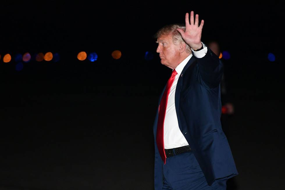 Donald Trump el sÃ¡bado en Nueva Jersey.