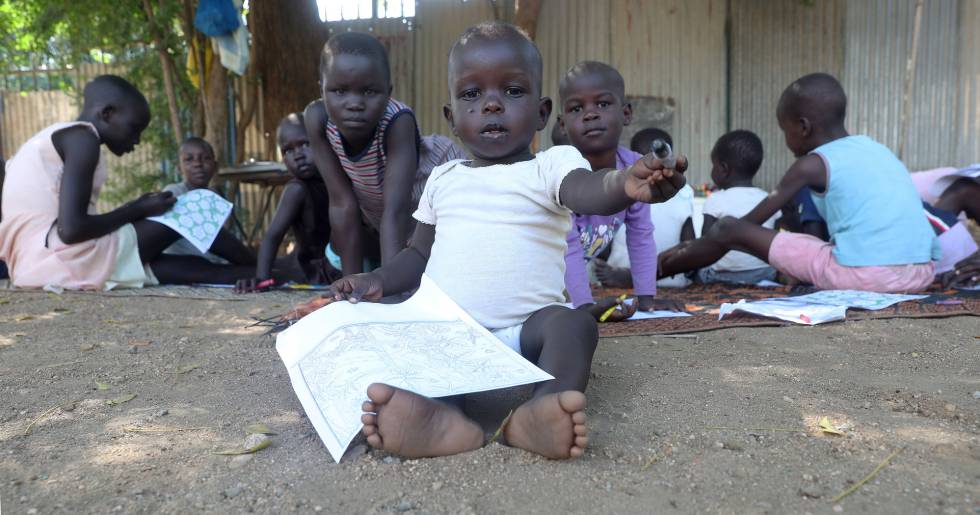 Pitia fue abandonado con 4 meses. Hoy vive en un centro de acogida. Solo en Yuba, la capital de Sudán del Sur, se estima que viven 10.000 niños en la calle.
