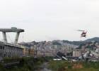 El derrumbe de un gran puente de una autopista en Génova causa al menos 26 muertes