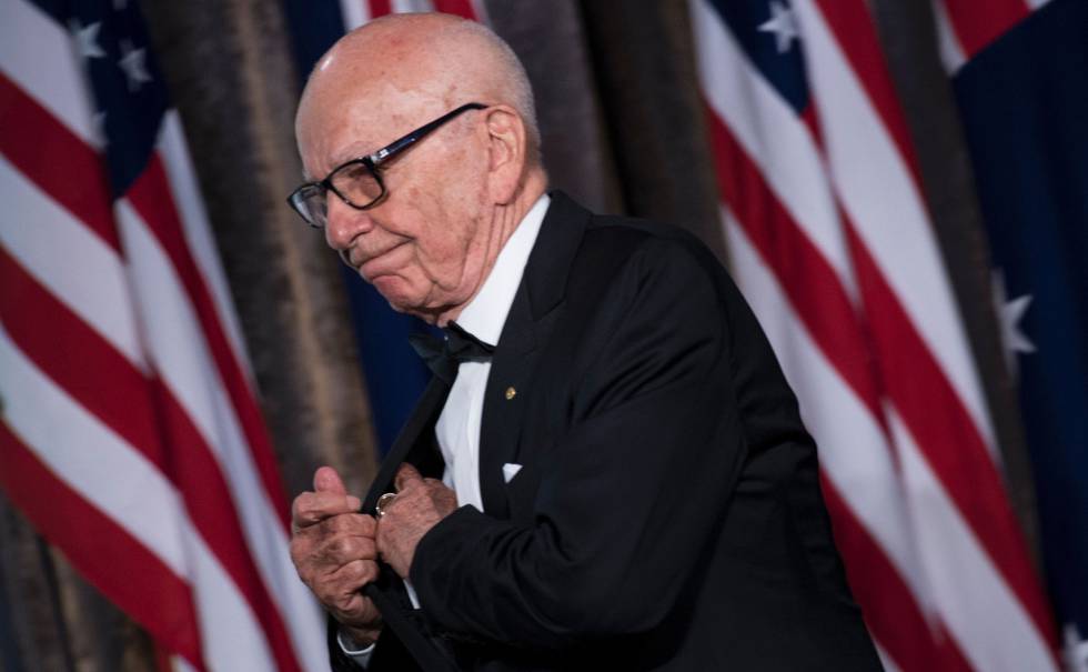 Rupert Murdoch, durante un acto conmemorativo de la II Guerra Mundial, en mayo en Nueva York.