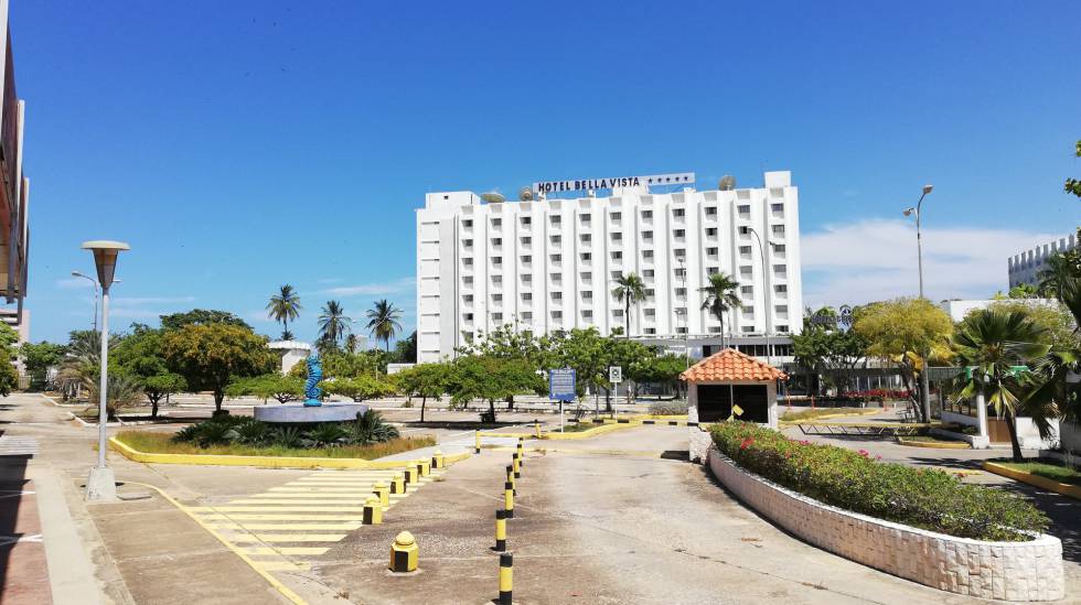 Hotel cerrado en Isla Margarita, en Venezuela.