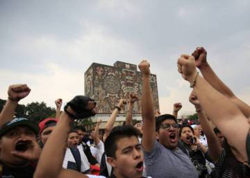 La llama de la protesta estudiantil en México prende en la UNAM