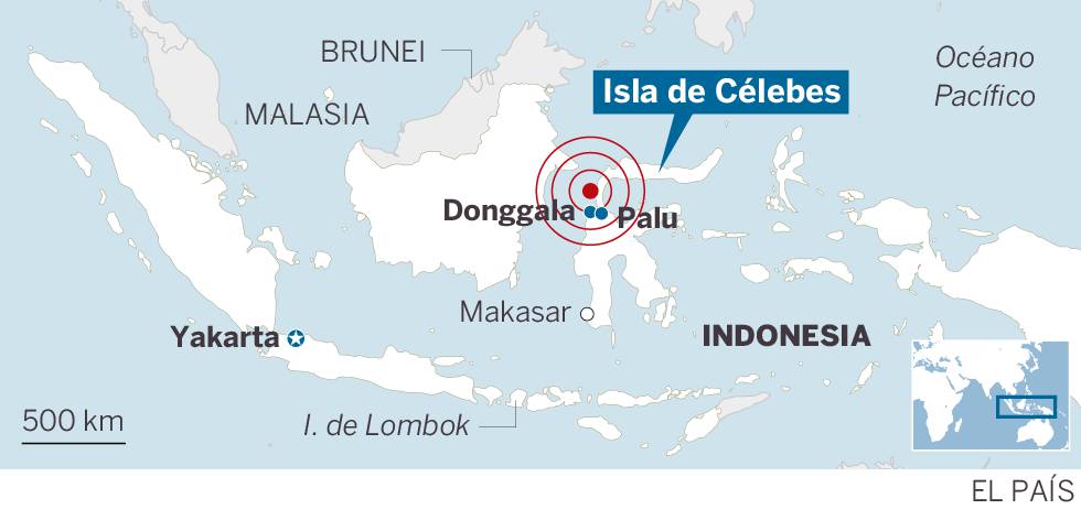 Ascienden a 832 los muertos por el terremoto y tsunami en Indonesia