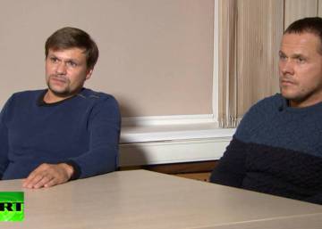 Los dos rusos acusados de envenenar al exespía Skripal afirman en RT que fueron a Salisbury de turismo