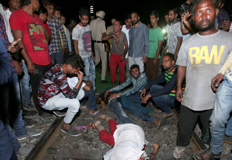Accidente de tren en India