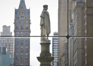 La estatua de Colón se queda en su plaza en Nueva York