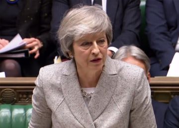 Theresa May, este jueves, explica el acuerdo del Brexit en la Cámara de los Comunes