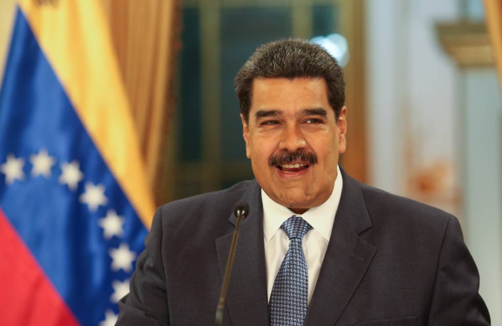 Maduro, este jueves en Caracas. 
