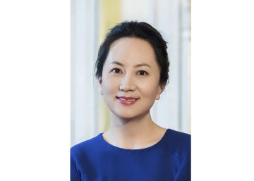 Retrato de Meng Wanzhou, directora financiera de Huawei, detenida en Canadá el 1 de diciembre.