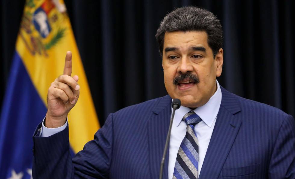 Maduro, durante una rueda de prensa.