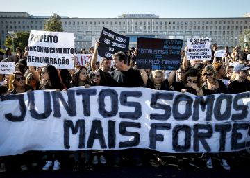 El ‘crowdfunding’ paga a los enfermeros portugueses en huelga