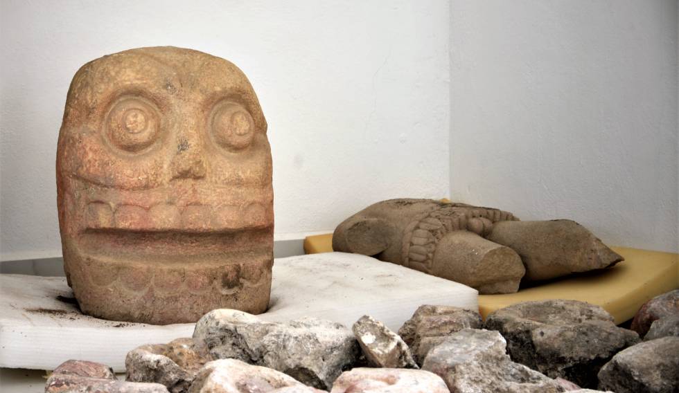 Los hallazgos en el templo de Xipe Tótec, dios del desollamiento.