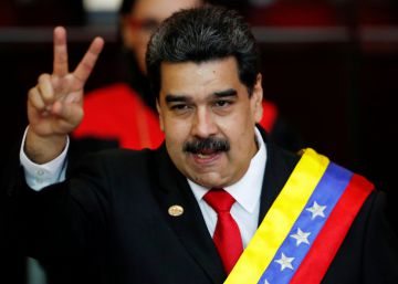 Nicolas Maduro, tras tomar posesión el 10 de enero.