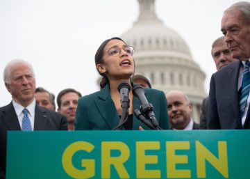 La demócrata Ocasio-Cortez impulsa un ‘New Deal’ medioambiental