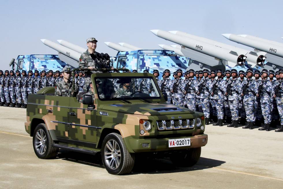 Image result for China refuerza su músculo militar