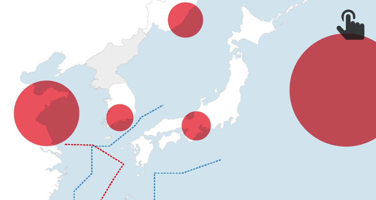 Japón, un archipiélago rodeado de titanes militares en metamorfosis