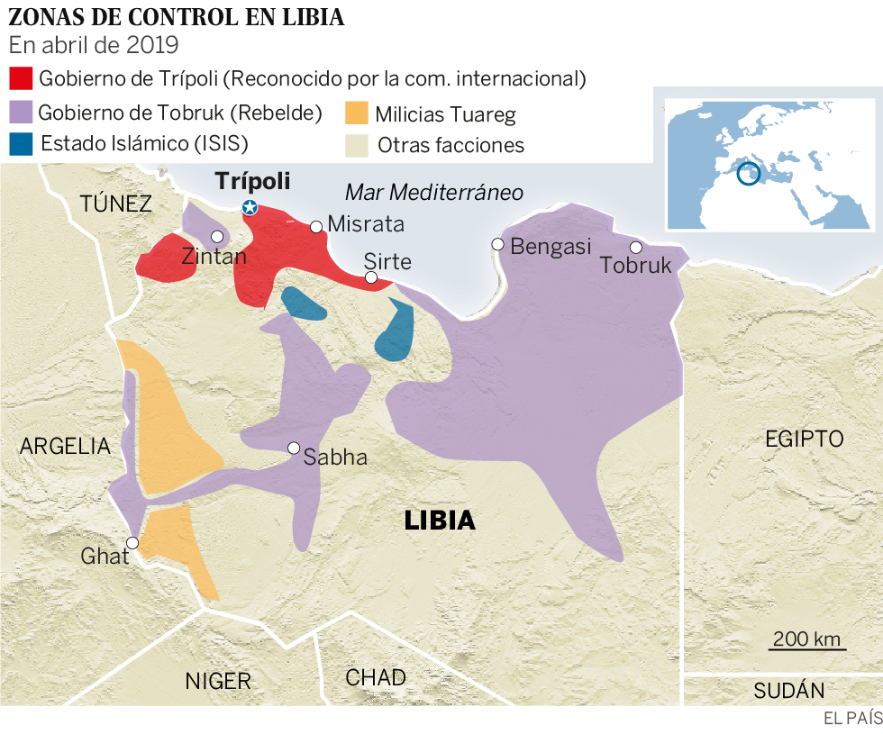 La ofensiva del general rebelde Hafter sitúa a Libia al borde de una guerra abierta