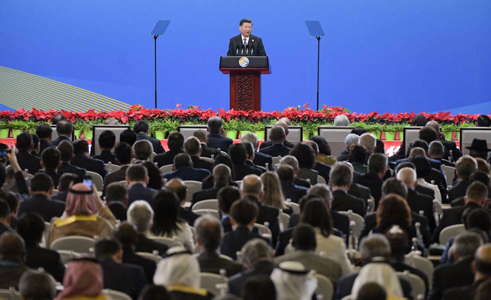 Xi Jinping, en la ceremonia de inauguración del foro.