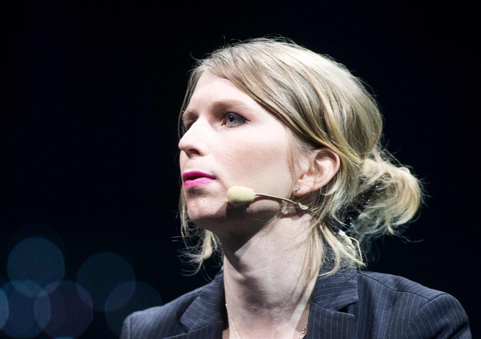 Chelsea Manning en una conferencia en Montral, Canadá en mayo de 2018.