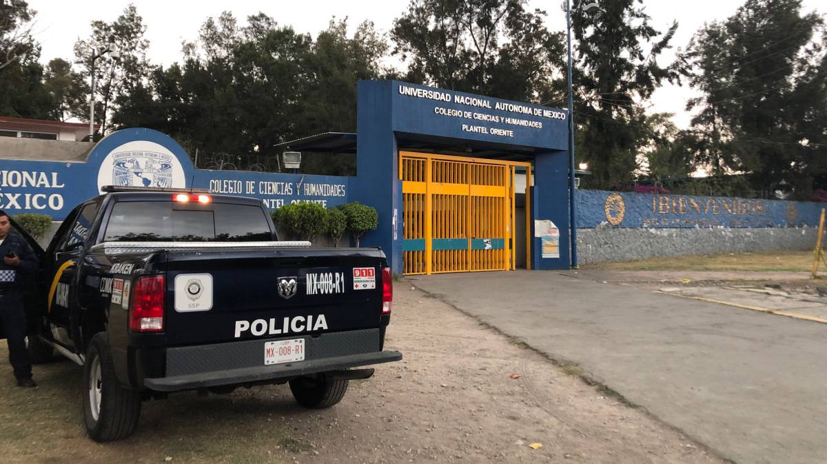 La entrada al centro de la UNAM.