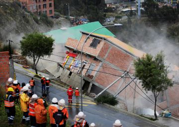 Tres desaparecidos y 66 viviendas destruidas por el deslizamiento de tierras en La Paz