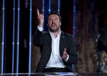 EPA1226. ROME (ITALY), 29042019.- El viceprimer ministro y ministro del Interior italiano, Matteo Salvini, asiste al programa italiano Raidue