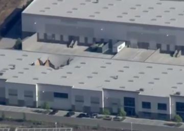 Un F-16 se estrella en California contra una base militar