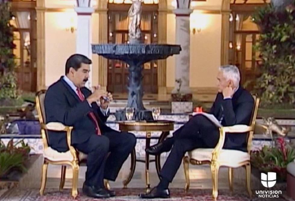 Maduro, a Jorge Ramos: “Te vas a tragar con una Coca-Cola tu provocación” | Internacional | EL PAÍS