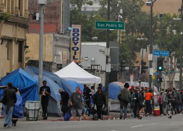 El encarecimiento de la vivienda agrava el drama de los sin techo en Los Ángeles