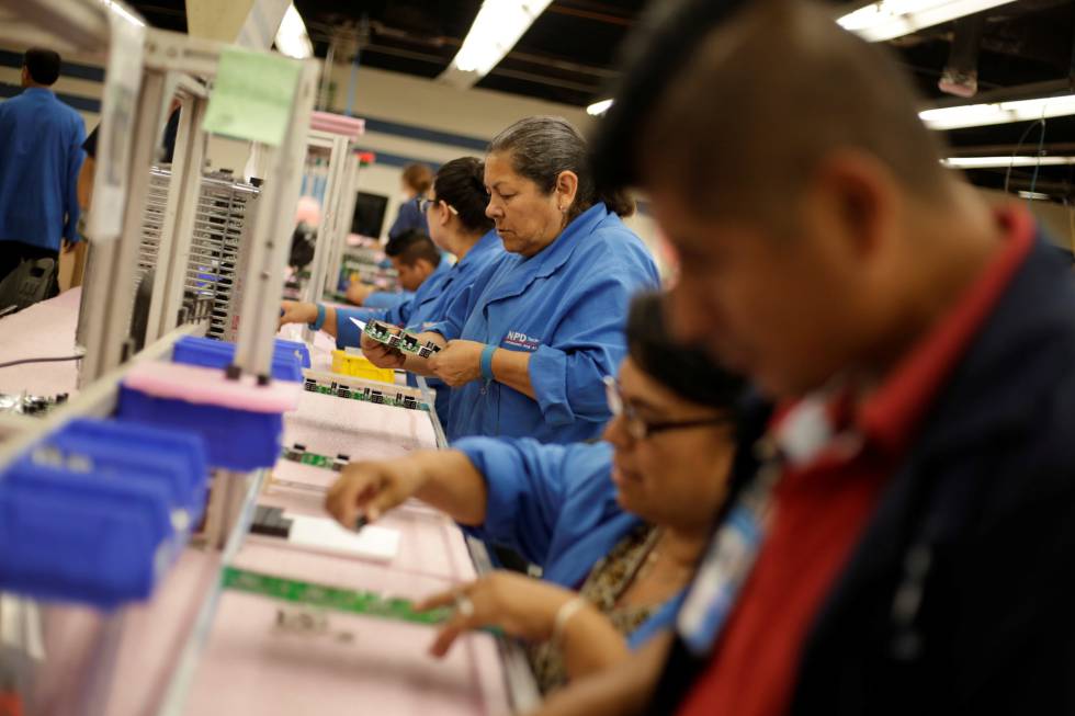 Una fábrica de manufactrura en Ciudad Juárez. 