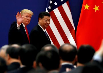 El presidente de EE UU, Donald Trump, y su homólogo Xi Jinping en un encuentro en Pekín en noviembre de 2017.