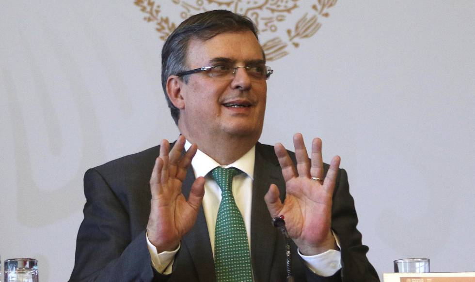 El canciller mexicano, Marcelo Ebrard. 