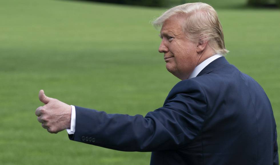 El presidente de EE UU, Donald Trump, en Washington.