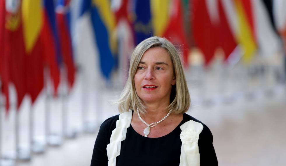 Federica Mogherini, el 20 de junio de 2019 en Bruselas.