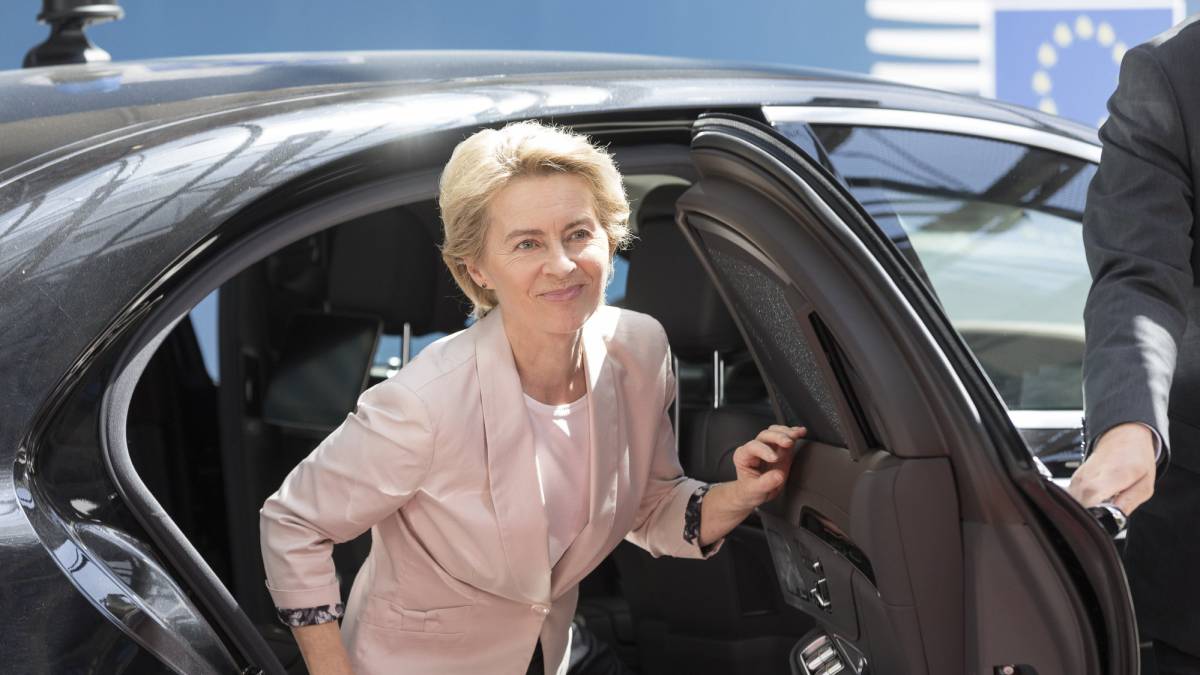 La candidata a presidir la Comisión Europea, Ursula von der Leyen. 