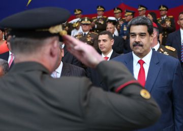 Maduro en un acto militar, este miércoles.