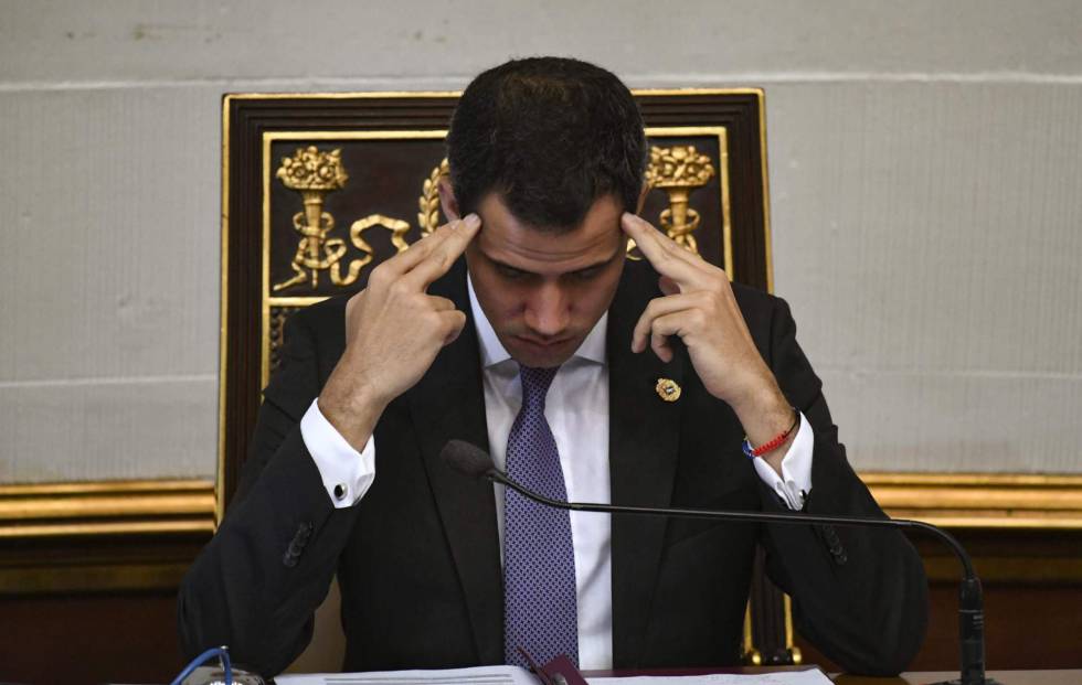 Juan GuaidÃ³, esta semana en la Asamblea Nacional. 