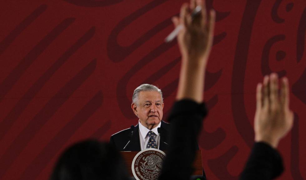 AndrÃ©s Manuel LÃ³pez Obrador en rueda de prensa tras la renuncia del secretario de Hacienda.