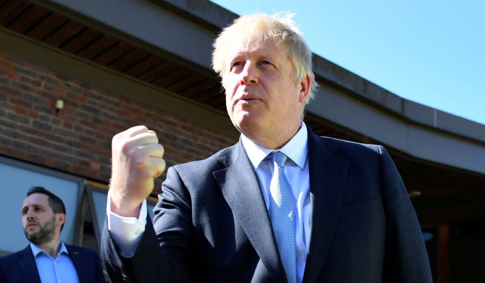 Boris Johnson, durante un acto en Londres a primeros de julio.