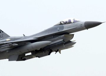 Un F-16 surcoreano, en abril de 2017. 