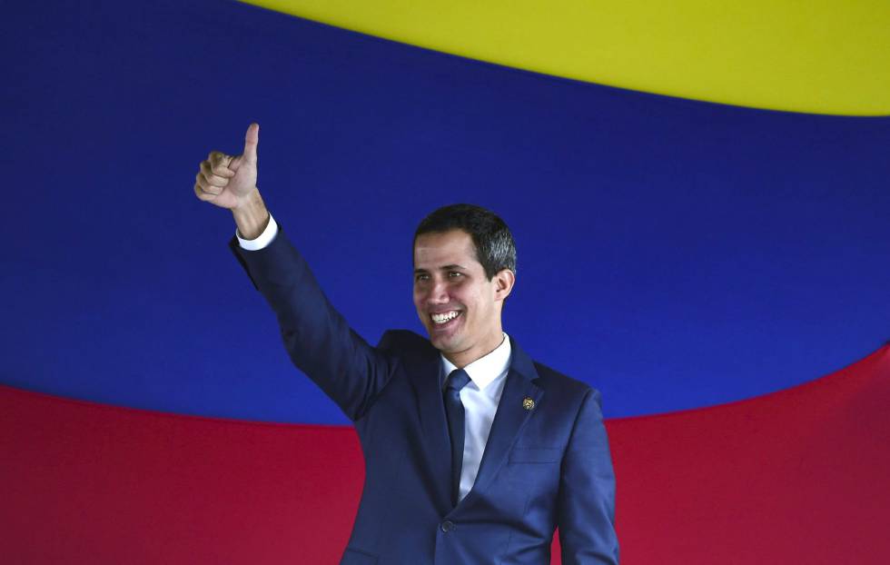 JuanGuaidó、ベネズエラの国民議会の議長。 