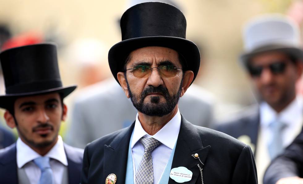 El emir de Dubía, Mohamed Bin Rashid al Maktum, el pasado mes de junio en el hipódromo de Ascot.