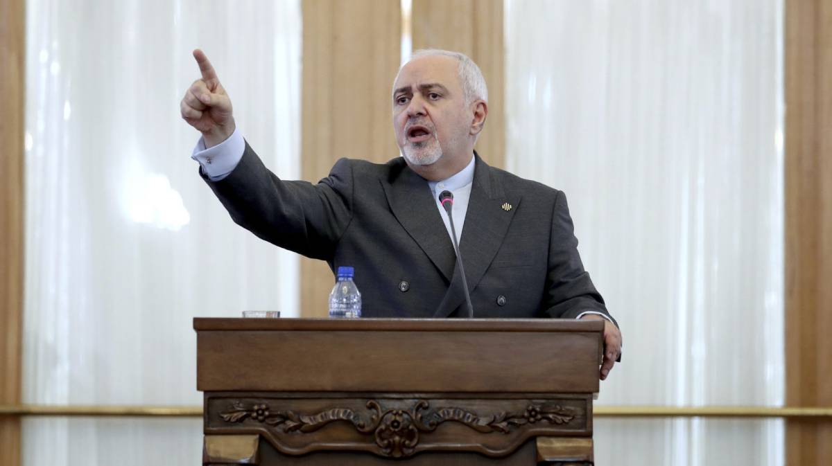 Mohammad Javad Zarif, en una conferencia de prensa en Teherán el pasado día 5.