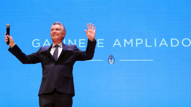 El presidente argentino Mauricio Macri,