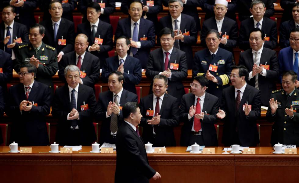 El presidente chino, Xi Jinping, en una conferencia en PekÃn el pasado marzo.