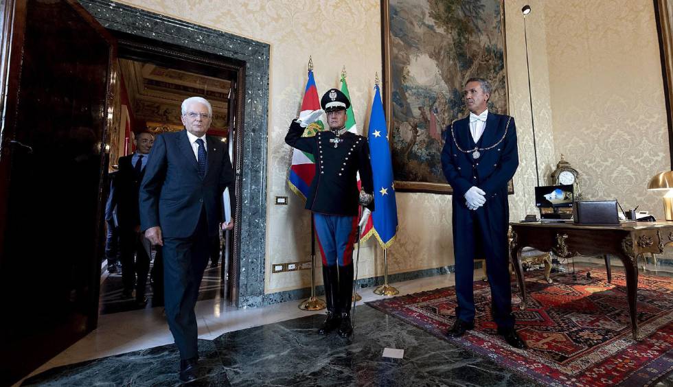Il presidente Sergio Mattarella il 22 agosto al Palazzo del Quirinale.