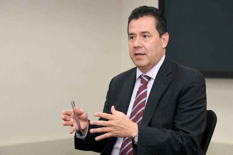 Felipe Muñoz, durante la conversación con EL PAÍS. 