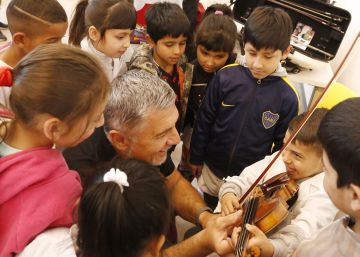 Violines en la Villa 31 de Buenos Aires