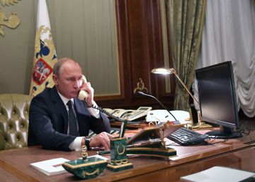 El presidente ruso, Vladímir Putin, en diciembre de 2018 en San Petersburgo. 